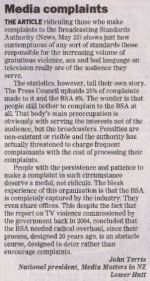 Sunday Star Times, 30 May 2010 - Media complaints